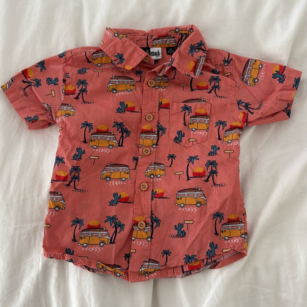 Mick Mack Camper Van Button Down Shirt